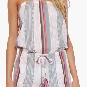BECCA Multicolor Striped Swim Coverup